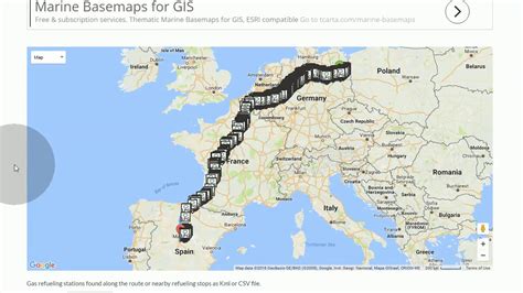 How to use the Route Planner on myLPG.eu   YouTube