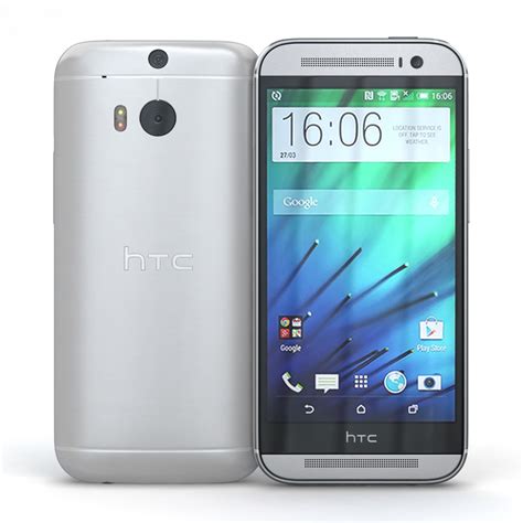 HTC One M8 32GB Android Smartphone   ATT Wireless   Silver ...