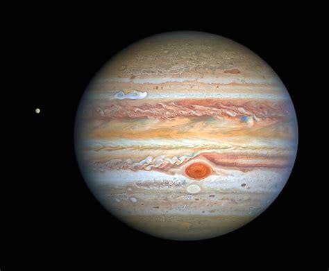 Hubble Captures Crisp New Image of Jupiter and Europa | ESA/Hubble