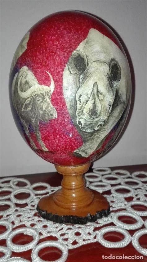 huevo de avestruz decorado   Comprar Arte Étnico Antiguo ...