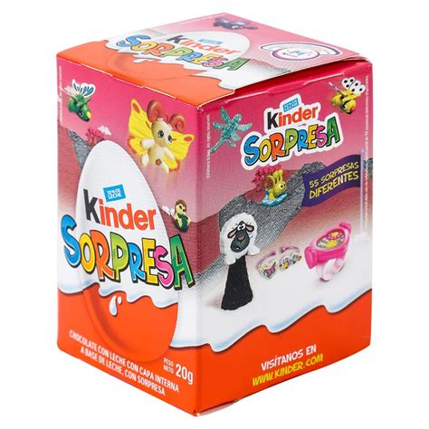 Huevo De Chocolate Kinder Sorpresa Niña 20gr   Home Sentry ...