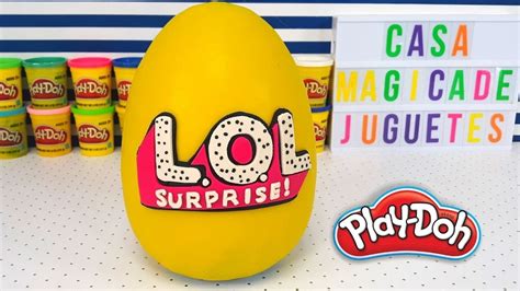 Huevo Gigante Sorpresa de Plastilina Playdoh LOL SURPRISE | Sitio Web ...