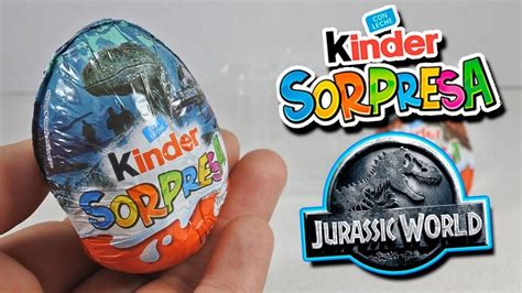 Huevo Kinder Sorpresa Chocolate Jurassic World Dinosaurios   $ 600.00 ...
