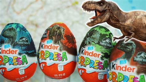 Huevo Kinder Sorpresa Chocolate Jurassic World Dinosaurios   $ 600.00 ...