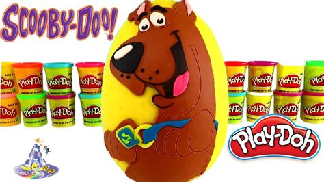 Huevo Sorpresa Gigante de Scooby Doo de Plastilina Play Doh en Español ...