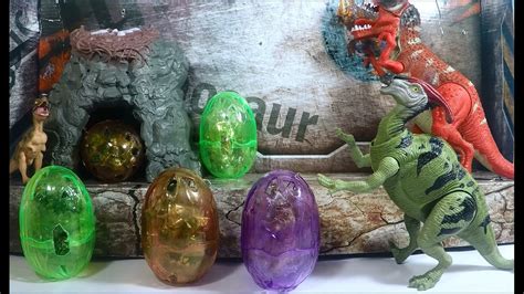 Huevos de Dinosaurios Juguete! Jurasic World eggs surprise ...
