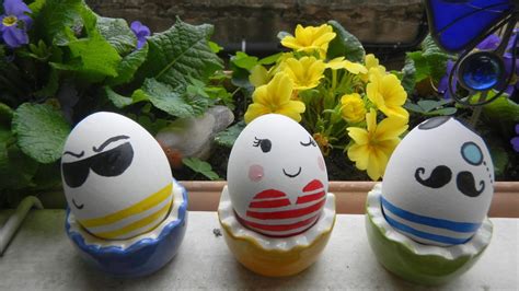 Huevos decorados con caritas de bebé   Imagui