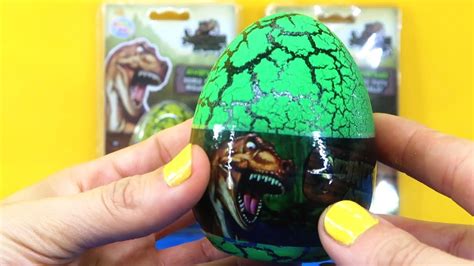Huevos Sorpresa de Dinosaurios en español | Slime de Dinosaurios   YouTube