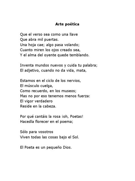 Huidobro   Arte Poética | PDF
