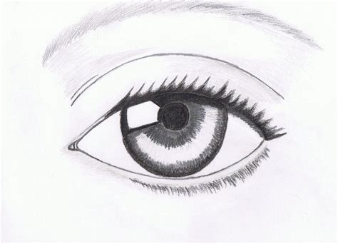 human eye drawing easy source | liked | Pinterest | Human ...