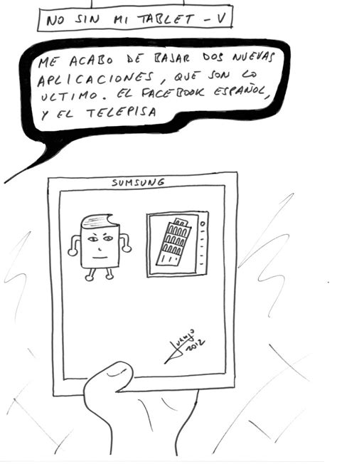 Humor TI: No sin mi tablet V