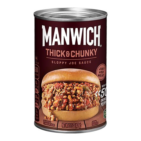 Hunt s Manwich Thick and Chunky Sloppy Joe Sauce 15.5oz ...