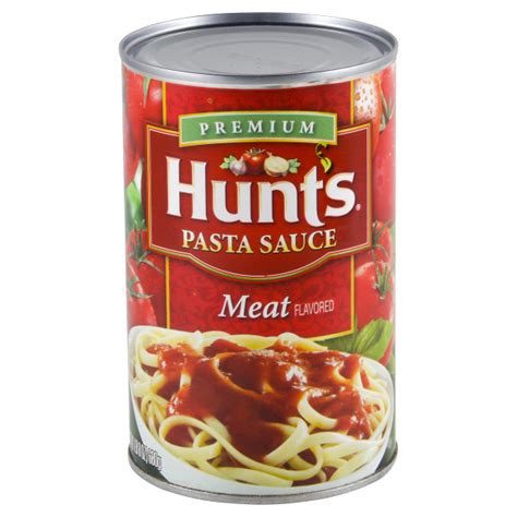 Hunt s Meat Flavored Pasta Sauce, 24 oz Pasta Sauce ...