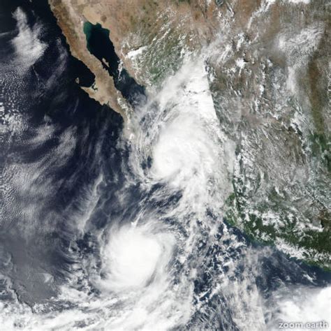 Hurricane Lorena 2019 | Zoom Earth