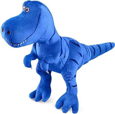 huyouwanG Peluche de Dinosaurio de Felpa Azul, Juguete de Dinosaurio ...
