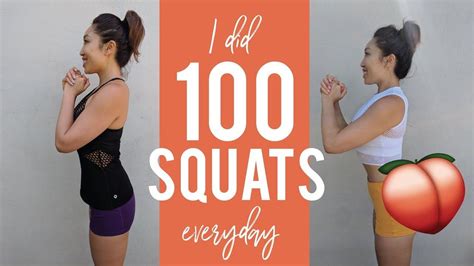 I did 100 squats everyday and this is what happened ...