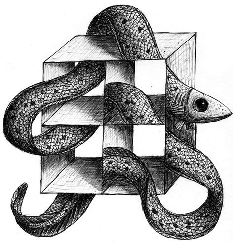 I Draw Optical Illusions Featuring Different Animals ...