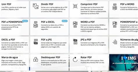 I Love PDF: una webapp donde puedes comprimir, unir ...