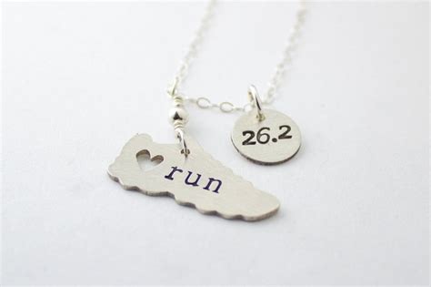 I Love Running Necklace with Charm   Abella Blue | Running necklace ...