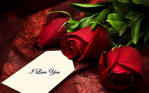 I love you card with flowers | HD Wallpapers Rocks