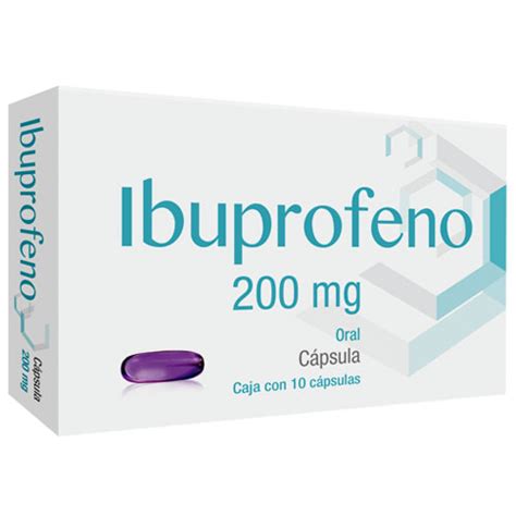 Ibuprofeno 200Mg 10Cap Gel en Farmacias similares Ciudad ...
