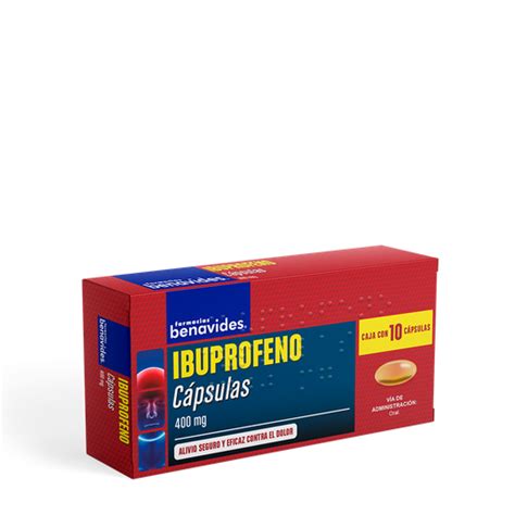 Ibuprofeno 400 Mg en Farmacias benavides San Pedro Garza ...