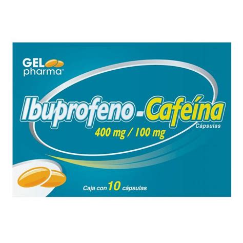 Ibuprofeno/Cafeina 400mg/100mg Tabletas – Farmacia Medilife