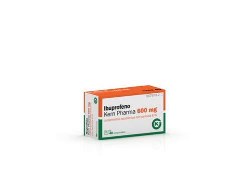 Ibuprofeno Kern Pharma EFG 600 mg, 40 compr. recub.
