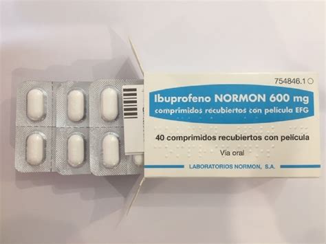 Ibuprofeno Normon 400 Sin Receta