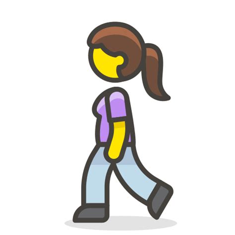 Icono Mujer, caminar en 780 Free Vector Emoji