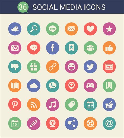 Iconos de redes sociales en vector, png o psd   recursos ...