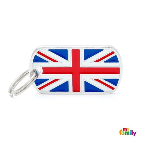 ID Tag for dog “Flag UK” | MyFamily
