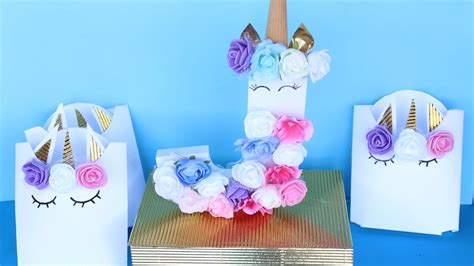 IDEA SENCILLA CUMPLEAÑOS UNICORNIO   YouTube