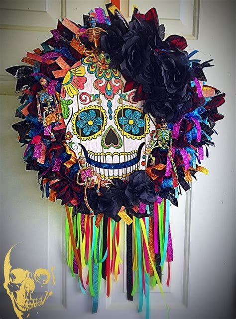 Ideas de Coronas Decorativas del Día de Muertos   Pas ...