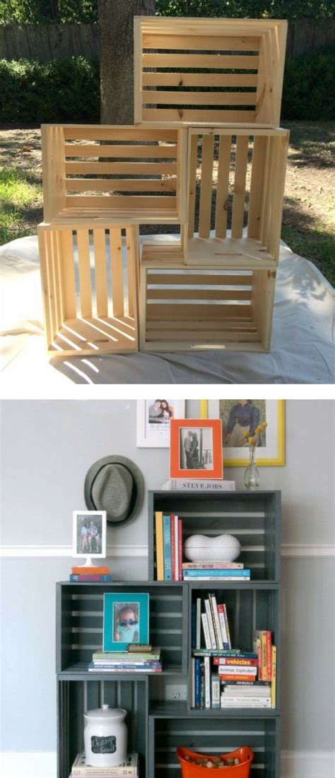 Ideas de muebles hechos con con cajas y cajones de madera recicladas ...