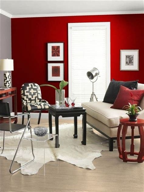 ideas decorar interior casa color rojo  20