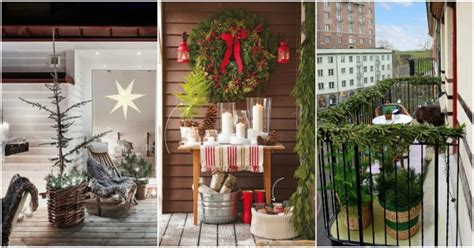 Ideas para decorar balcones en Navidad   Decoración de ...