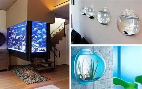 ideas para decorar con acuarios en casa | Peceras en casa, Estanques de ...