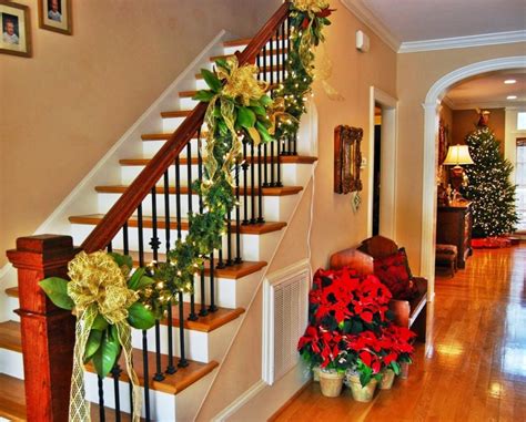 ideas para decorar escaleras en navidad 22 | Decoracion de ...