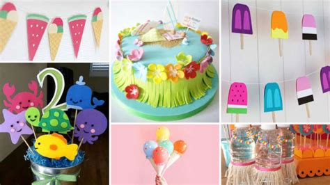 Ideas para decorar fiesta de cumpleaños infantil en verano ...
