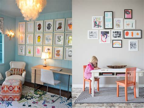 Ideas para decorar su habitación con dibujos de tus niños