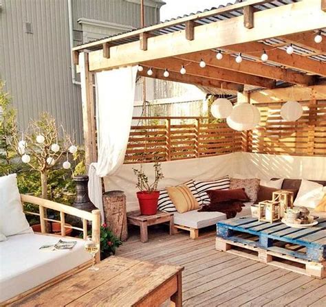 Ideas para decorar tu jardín, patio o terraza con palets ...