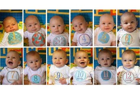 Ideas para fotografiar a tu bebé mes a mes...   Paperblog