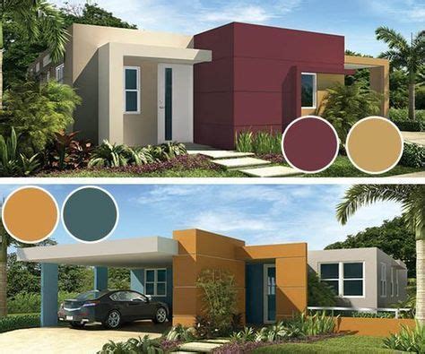 Ideas para pintar la fachada: ¡toma nota!  con imágenes  | Colores para ...