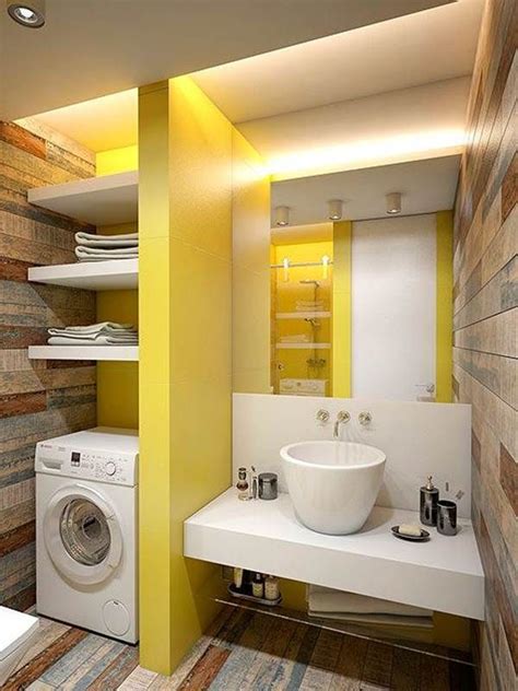 Ideas para una zona de lavado con estilo | Home | Baño con lavadora ...
