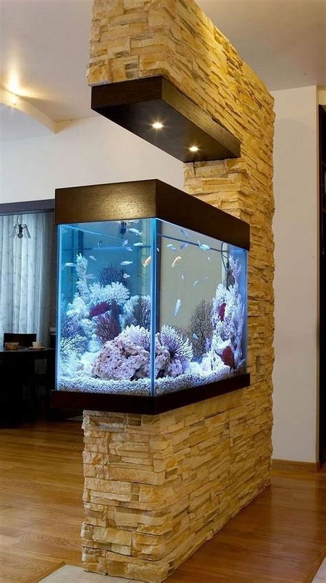 Idée mur aquarium   #DekorTasarımlarıveMalzemeleri | Aquarium design ...