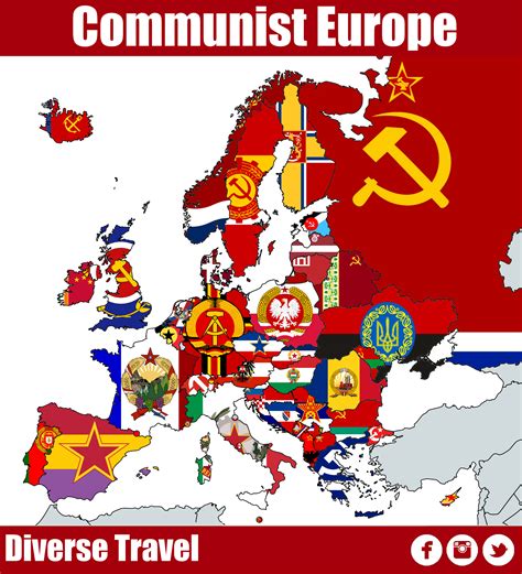 If the whole of Europe was communist | Alternate history, Map, History