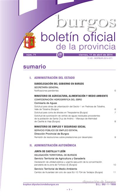 iii. administración local   Boletín Oficial de la ...