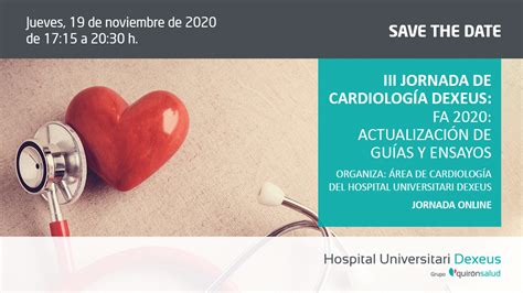 III Jornada de Cardiología Hospital Dexeus: FA 2020: Actualización de ...