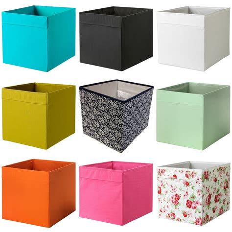 Ikea DRONA Fabric Storage Box Basket w/ Handle   Expedit ...